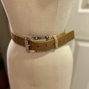 MICHAEL Michael Kors Tan calfhair belt size small.